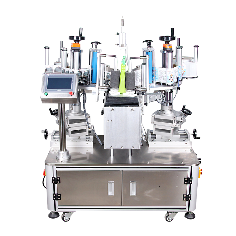 半自動雙側面貼標機